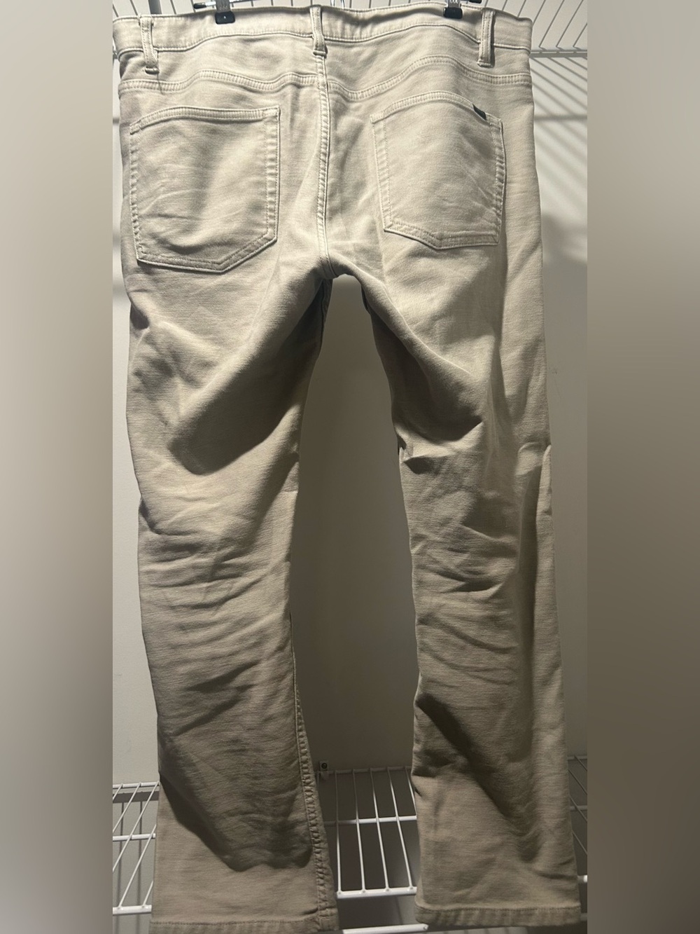 Jachs NY Men’s Slim Straight Stretch Khaki/Tan Jeans/pants Twill 36x30 - Picture 4 of 7